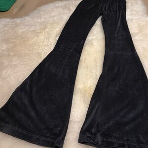 Hard tail forever  S gray velvet pants NWOT